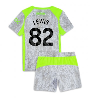 Manchester City Rico Lewis #82 Terza Maglia Bambino 2025-26 Manica Corta (+ Pantaloni corti)